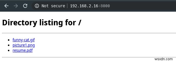 Truyền file sử dụng HTTP Server tích hợp sẵn của Python