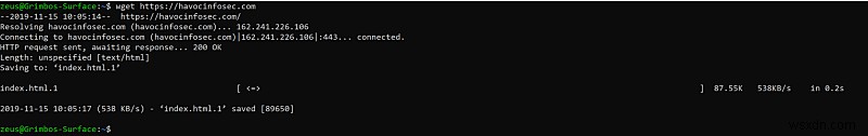 Cách dùng Wget để tải trang web về máy tính
