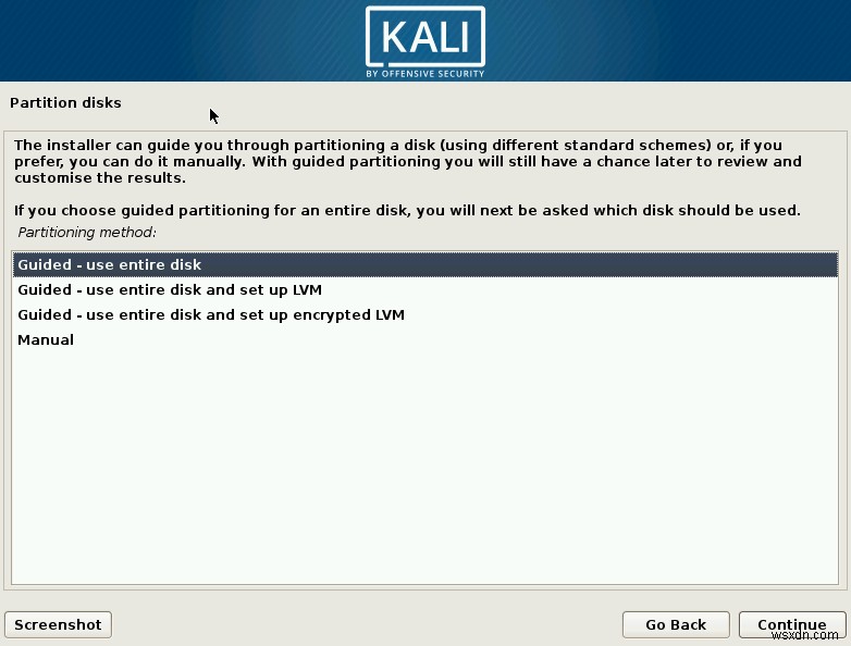 Cách cài đặt Kali Linux