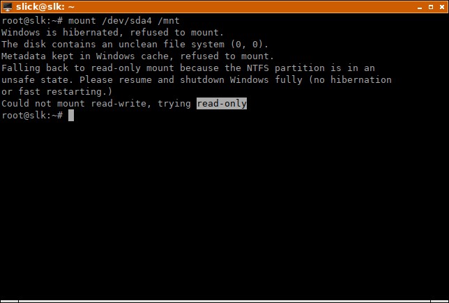 Cách ghi vào phân vùng Windows trên Linux