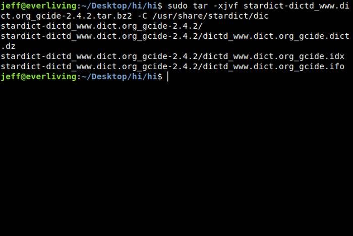 Cách cài đặt từ điển để dùng trong terminal Linux
