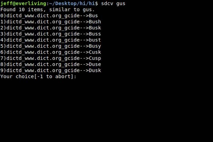 Cách cài đặt từ điển để dùng trong terminal Linux