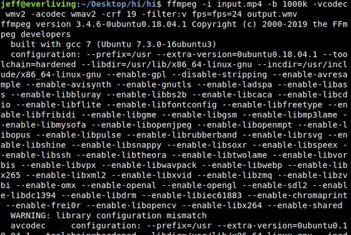 Cách giảm dung lượng file video dùng FFMPEG từ terminal Linux