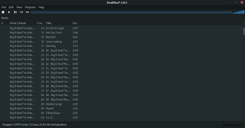 Tăng Cường Thư Viện Nhạc Linux Với DeaDBeeF