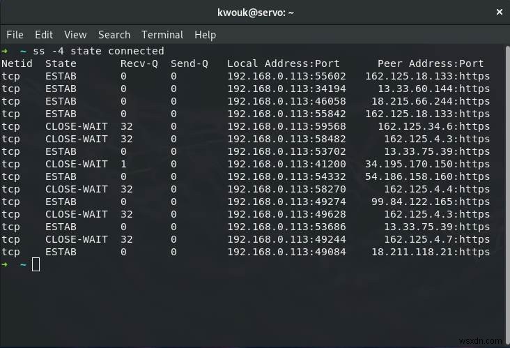 Cách sử dụng lệnh ss để giám sát kết nối mạng trong Linux