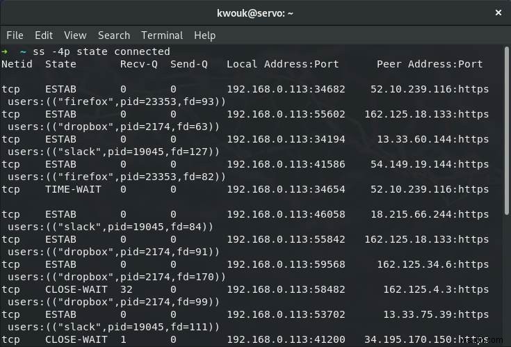 Cách sử dụng lệnh ss để giám sát kết nối mạng trong Linux