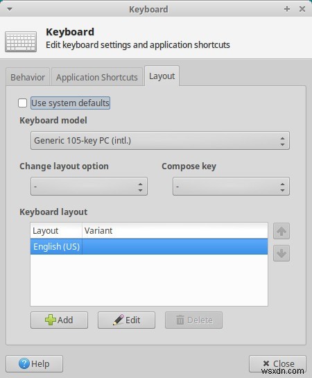 Cách thay đổi bố cục bàn phím trong Linux
