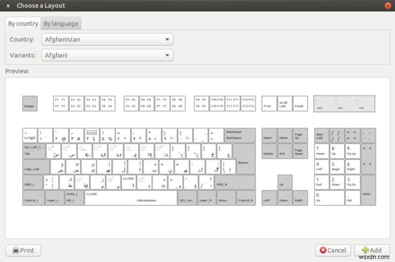Cách thay đổi bố cục bàn phím trong Linux