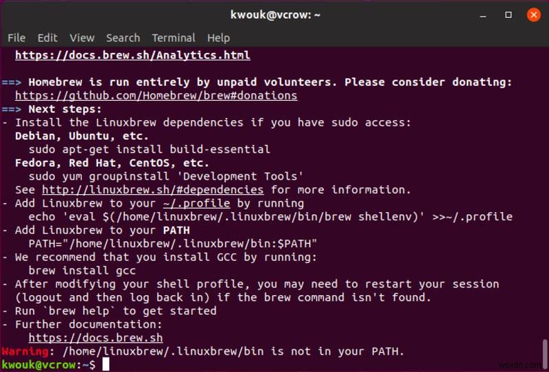 Cách dùng Homebrew cài đặt phần mềm trên Linux và Windows