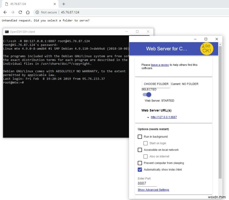 Cách dùng Reverse SSH Tunnel cho phép kết nối ngoài truy cập máy tính của bạn