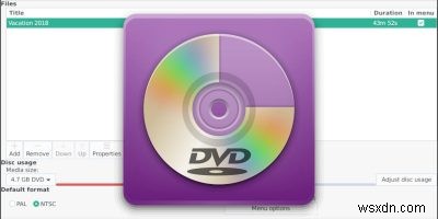 Cách tạo file ảnh DVD có thể ghi trên Linux với DevedeNG