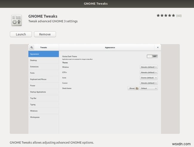 Cách làm Ubuntu trông như macOS Mojave 10.14