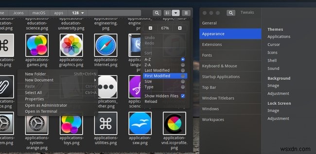 Cách làm Ubuntu trông như macOS Mojave 10.14