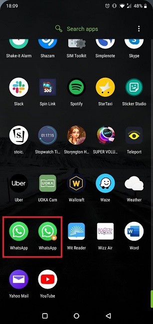 Cách thiết lập 2 tài khoản WhatsApp trên Android