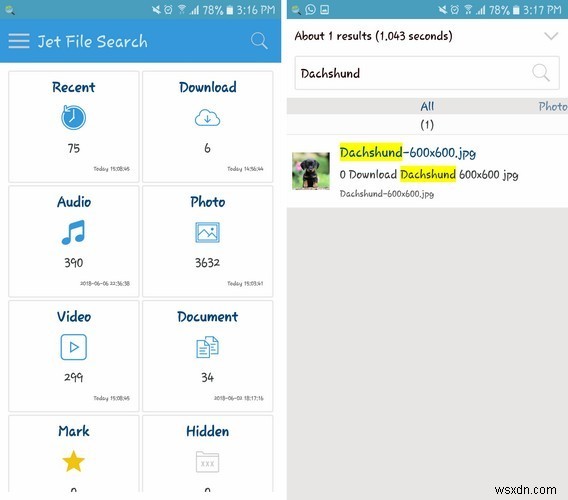 Cách tìm kiếm nhanh bất cứ thứ gì trên thiết bị Android