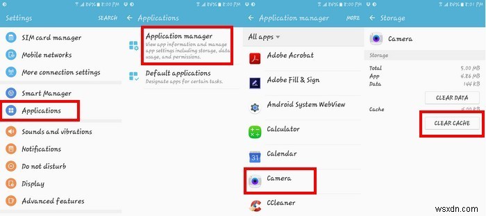 Cách dễ dàng sửa lỗi camera Android bị crash