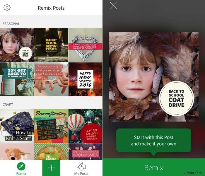 Tạo đồ họa mạng xã hội đẹp mắt với Adobe Post trên iOS