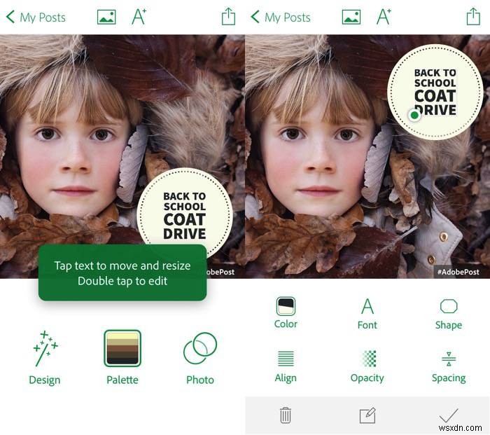 Tạo đồ họa mạng xã hội đẹp mắt với Adobe Post trên iOS