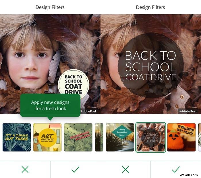 Tạo đồ họa mạng xã hội đẹp mắt với Adobe Post trên iOS