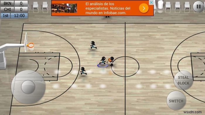 5 game bóng rổ miễn phí cho Android