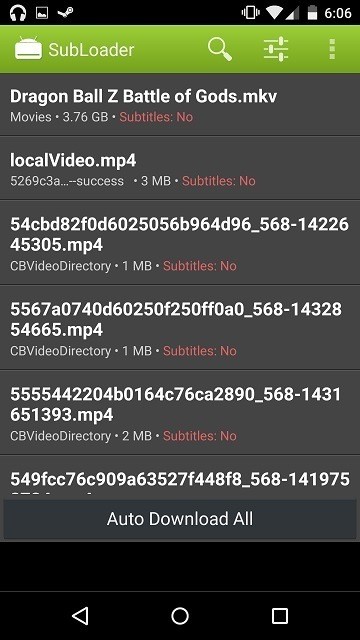 Cách Tải Phụ Đề Phim Trên Android Với SubLoader