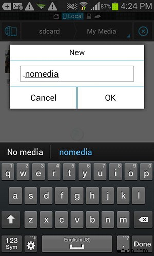 Cách Ngăn Thư Mục Bị Quét Vào App Thư Viện Ảnh Trên Android