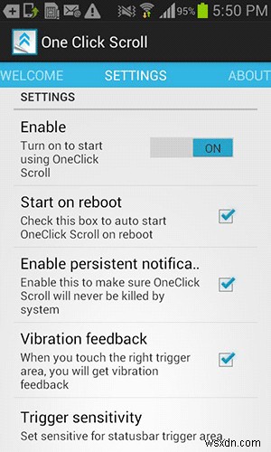 Cách Cuộn Nhanh Lên Đầu Hoặc Xuống Cuối Trang Bất Kỳ Trên Android