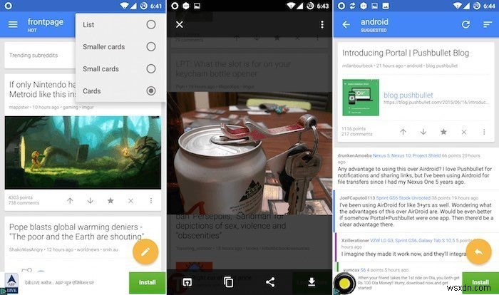 Top 5 Ứng Dụng Reddit Cho Android