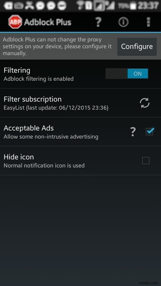 Cách Cấu Hình AdBlock Plus Cho Android