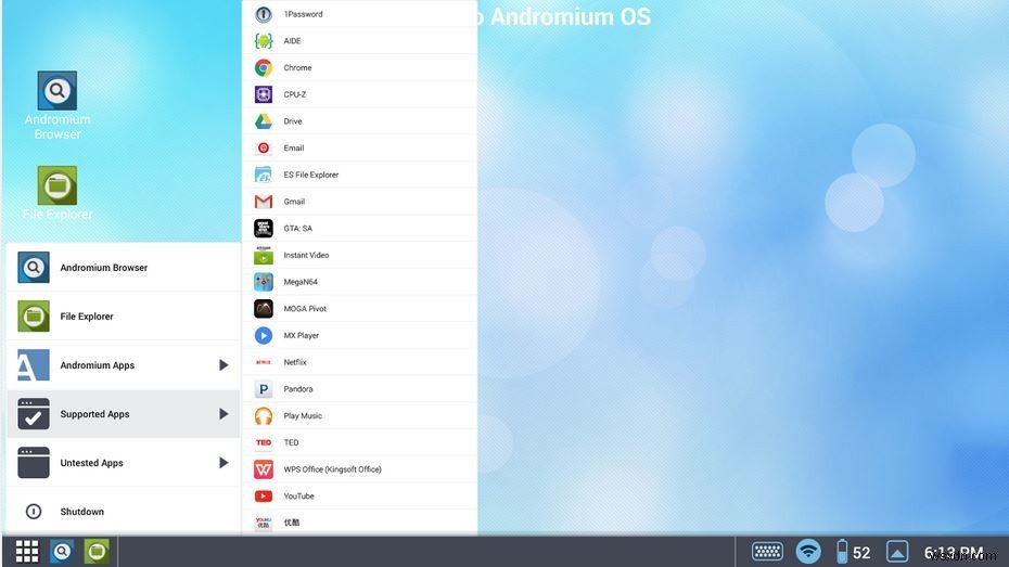 Andromium OS: Biến Điện Thoại Android Thành Máy Tính Để Bàn Đầy Đủ Chức Năng