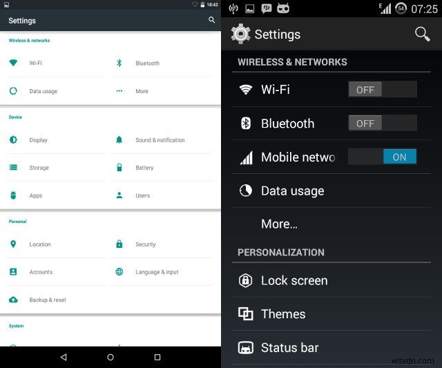 Tính Năng Mới Và Thay Đổi Trong Android Lollipop