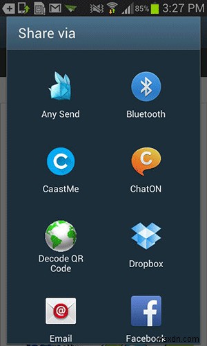 Cách chia sẻ liên kết từ Android sang máy tính để bàn