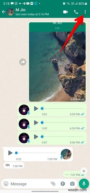 Cách xuất và sao lưu lịch sử trò chuyện WhatsApp