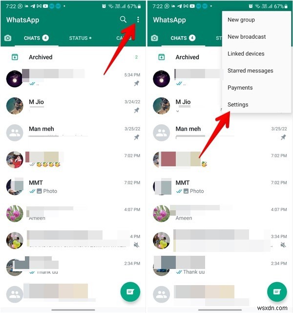 Cách xuất và sao lưu lịch sử trò chuyện WhatsApp