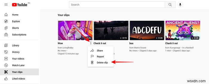 Cách tạo và quản lý Clip YouTube