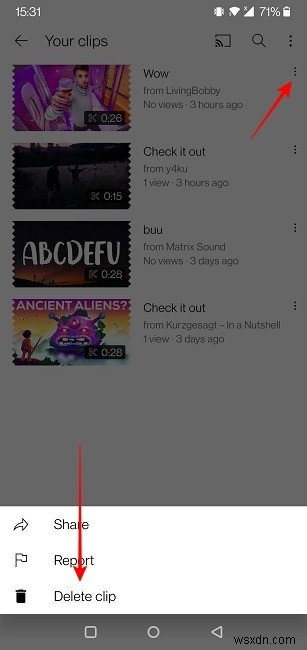 Cách tạo và quản lý Clip YouTube