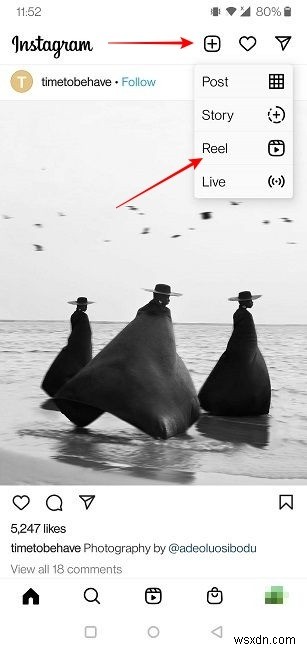 Cách thêm giọng nói và hiệu ứng âm thanh vào Instagram Reels