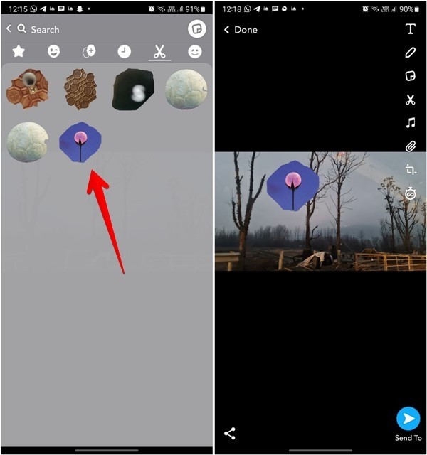 Cách tạo và sử dụng sticker tùy chỉnh trên Snapchat