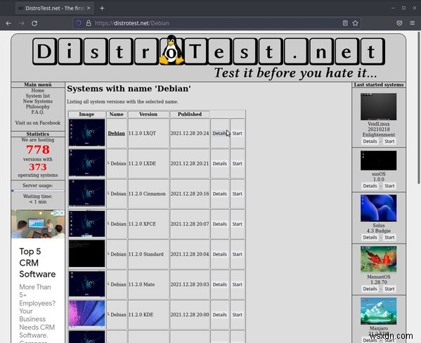 Cách thử nghiệm các bản phân phối Linux trực tuyến