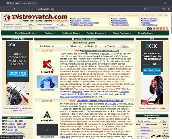 Cách thử nghiệm các bản phân phối Linux trực tuyến