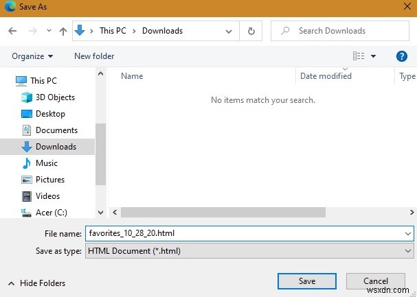Cách nhập và xuất Mục yêu thích trong Microsoft Edge