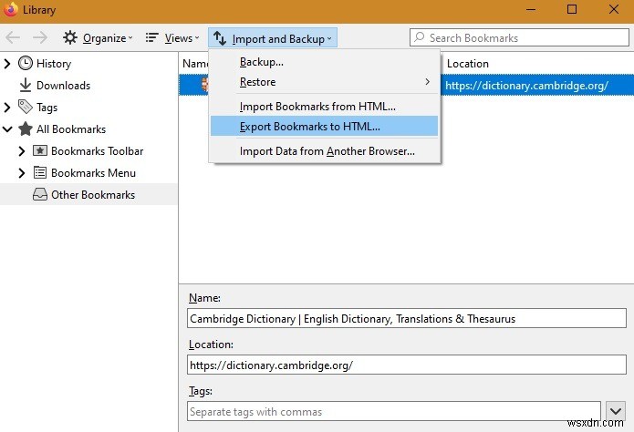 Cách nhập và xuất Mục yêu thích trong Microsoft Edge