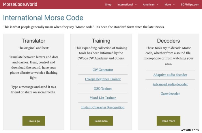 5 trang web tốt nhất học Morse code trực tuyến miễn phí