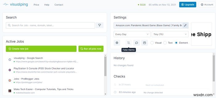 Đánh Giá Visualping: Giám Sát Trang Web Dễ Dàng