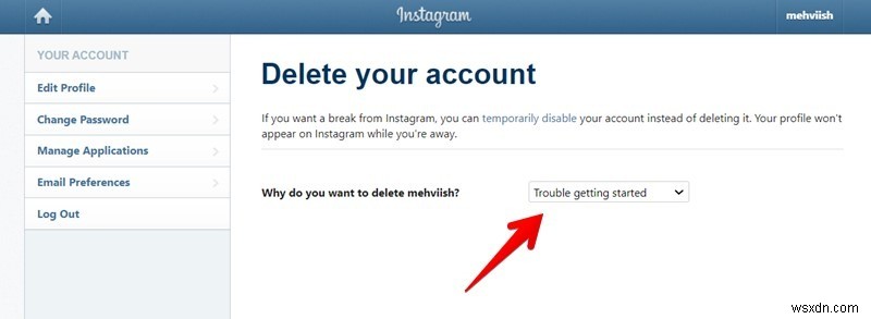 Cách xóa hoặc vô hiệu hóa tài khoản Instagram