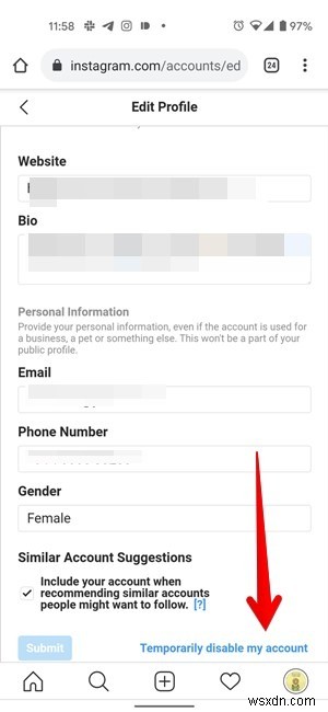 Cách xóa hoặc vô hiệu hóa tài khoản Instagram
