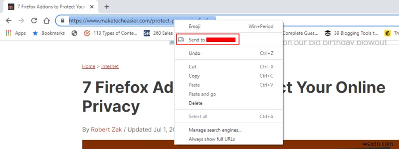 Chia sẻ tab Chrome: Cách gửi tab giữa các thiết bị trên Chrome