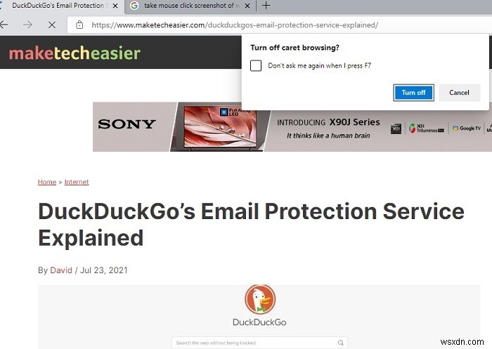 Caret Browsing là gì và cách bật nó trong trình duyệt