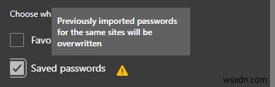 Cách Nhập/Xuất Mật Khẩu Sử Dụng Microsoft Edge