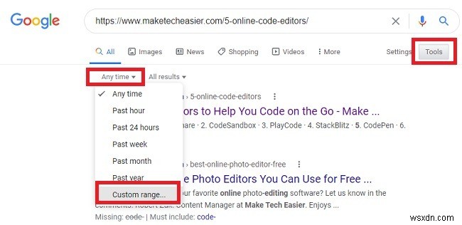Cách xác định ngày xuất bản của một trang web